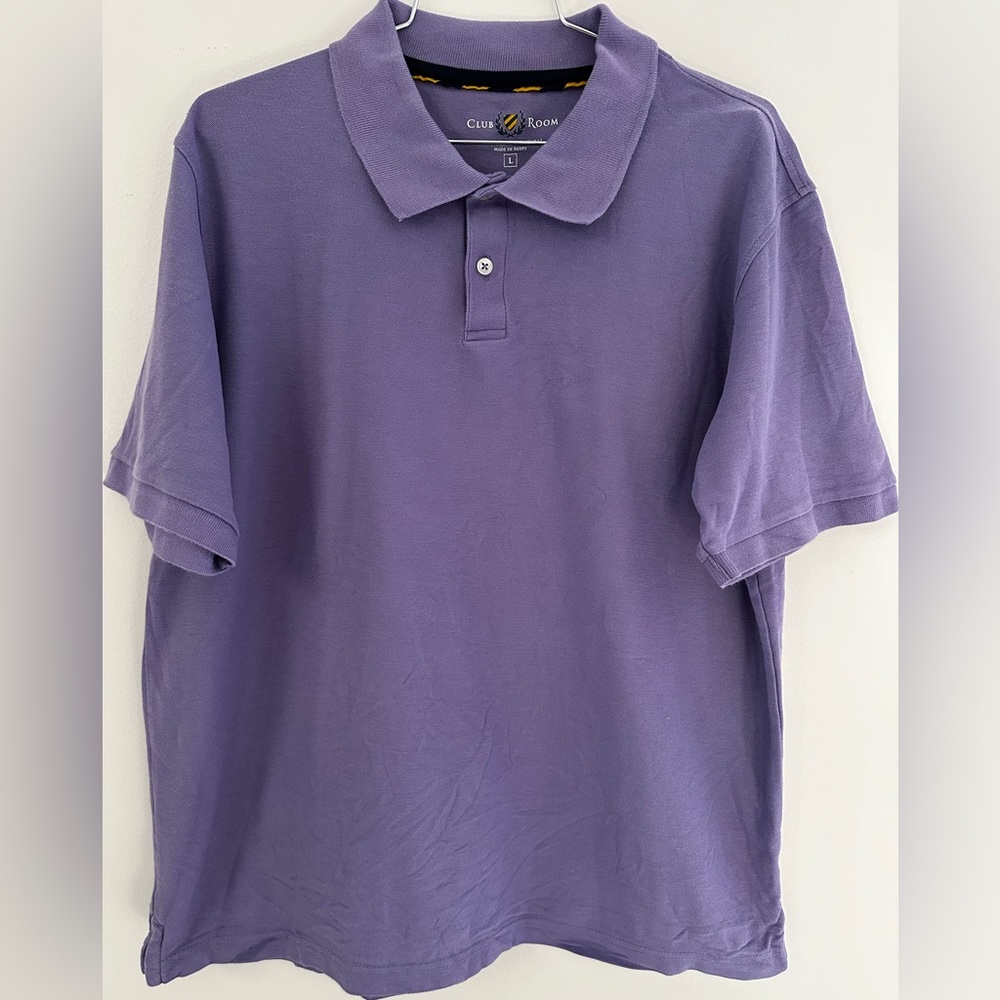Club Room Polo - Purple Heather - L